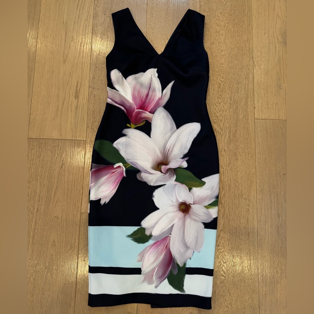 Ted baker Floral Print Sleeveless Dress